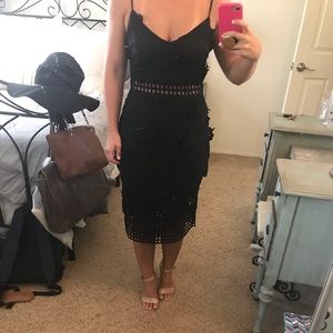 Vici Black Lace Dress
